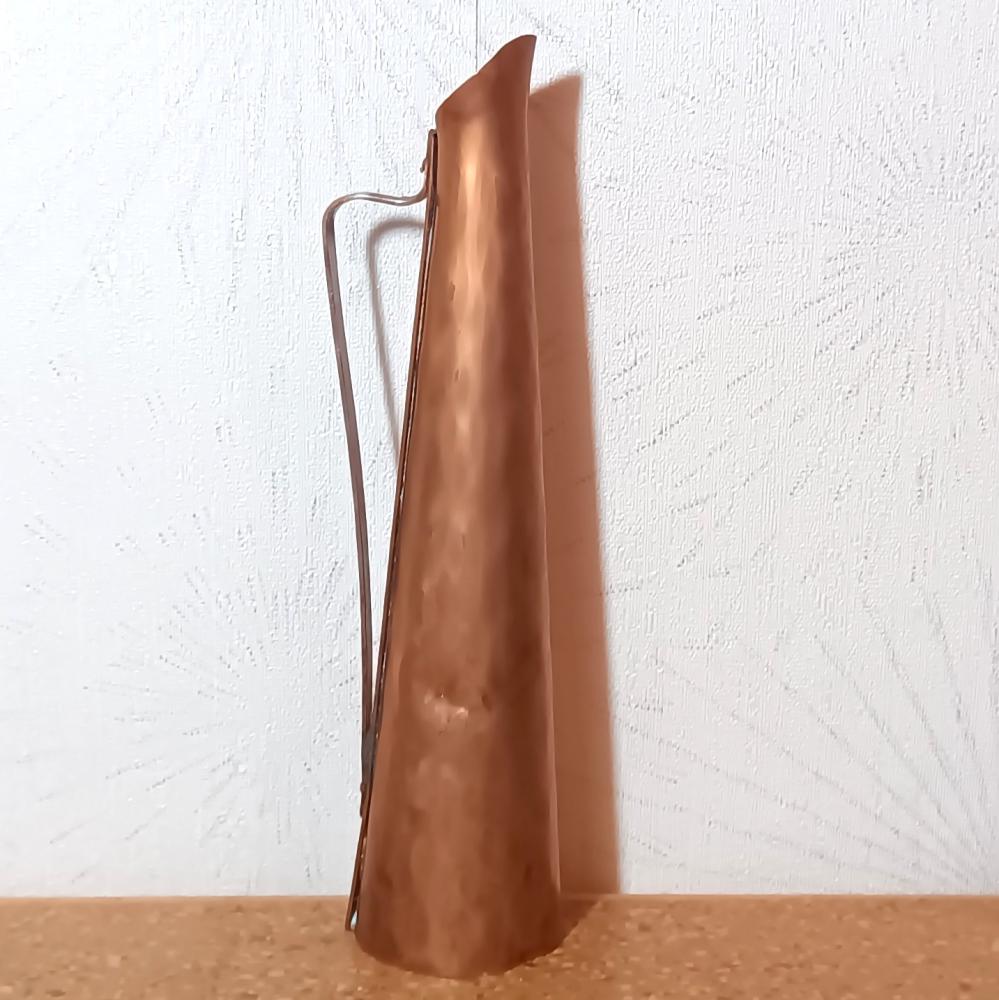 Einzelvase Hankelvase aus Kupfer 19cm